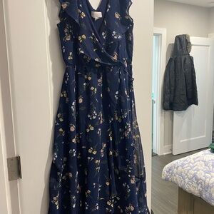 APRICOT Navy Floral Maxi Dress